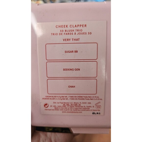 ONE/SIZE by Patrick Starrr Cheek Clapper 3D Blush Trio Palette VERY THAT - Picture 3 of 3